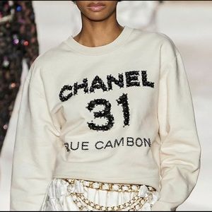 NWTCHANEL 20P Rue Cambon CC LogoPULLOVER SWEATER Small